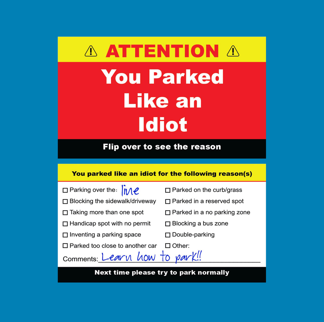 Bad Parking Cards