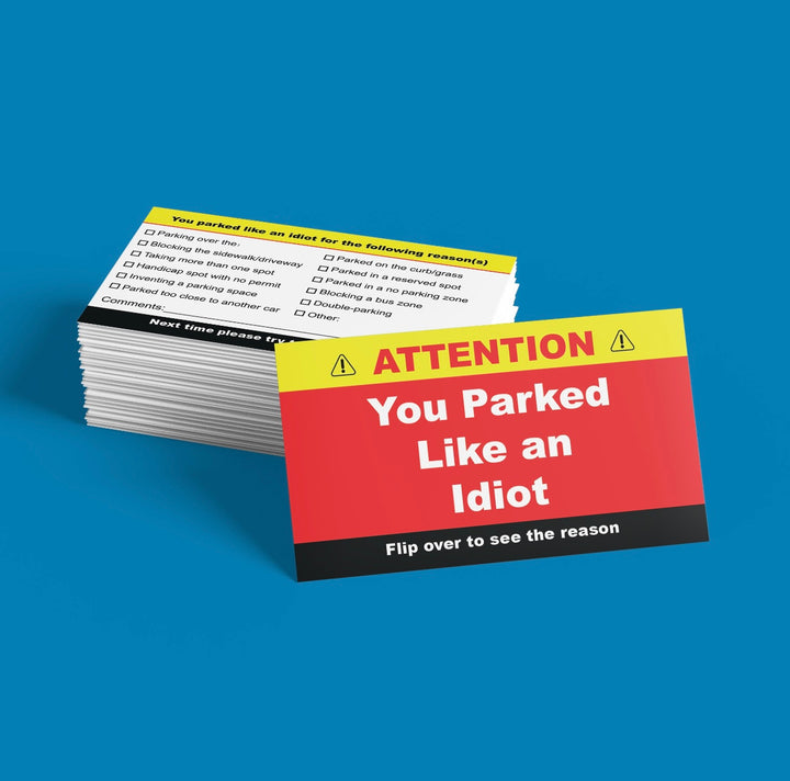 Bad Parking Cards