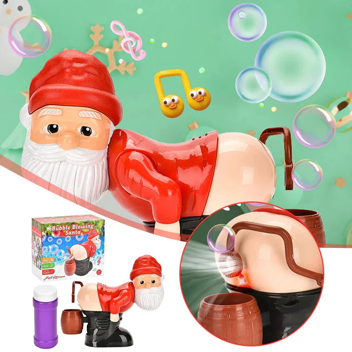 Bubble Blowing Santa